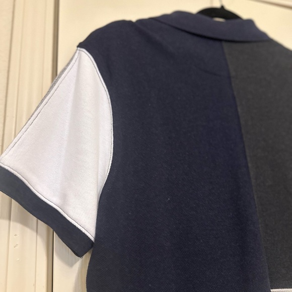 ♦️ Gunn Polo New Men’s Short Sleeve Colorblocked Polo Size Medium - Picture 7 of 10